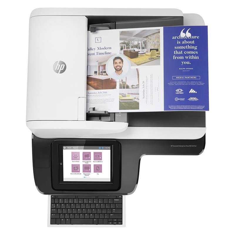HP ScanJet Enterprise Flow N9120 fn2 Flatbed Document Scanner(L2763A) - 8