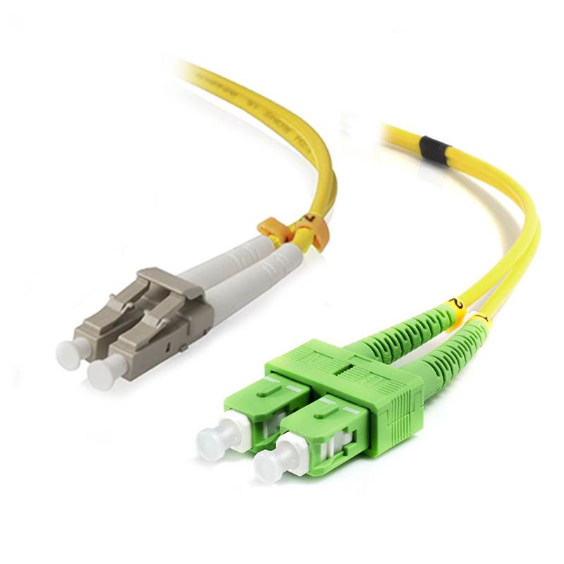 Alogic 1.5m SCA-LC Single Mode Duplex LSZH Fibre Cable 09/125 OS2(SCALC-1.5-OS2) - 1