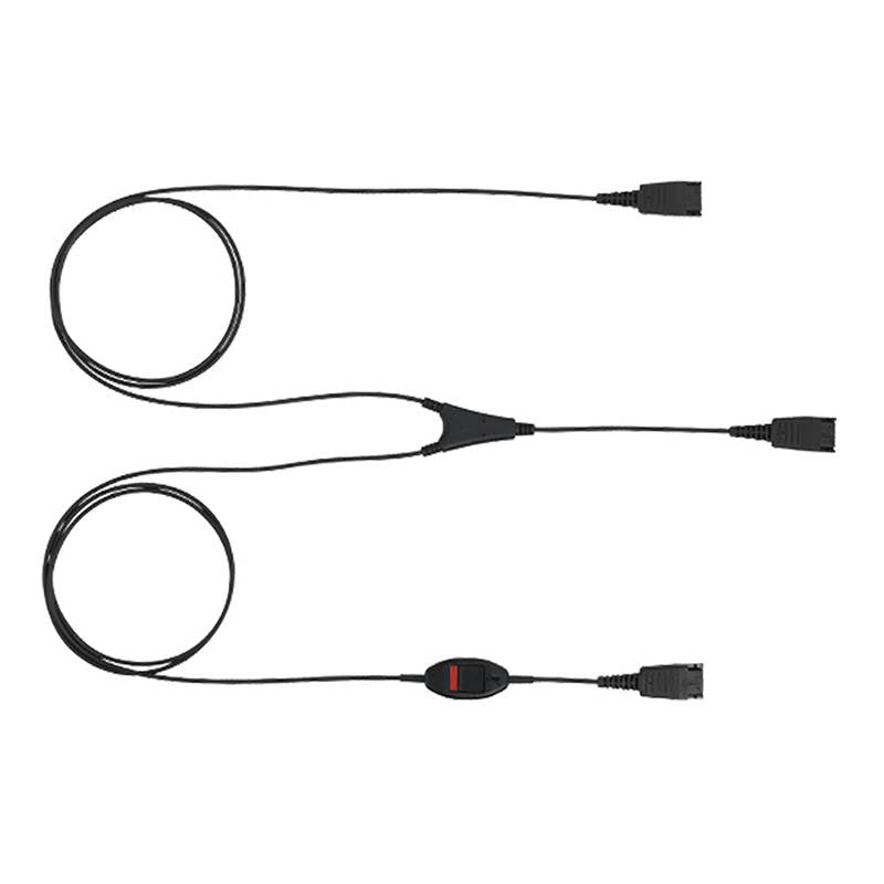 Jabra Quick Disconnect Supervisor Cord with Mute Switch(8800-02-01) - 1