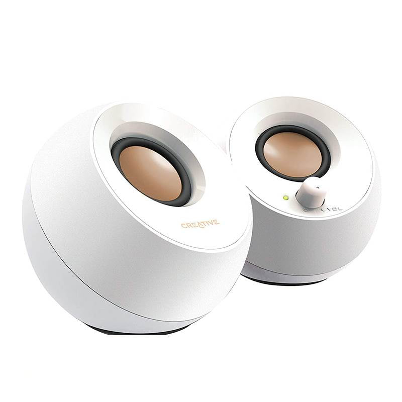 Creative Pebble 2.0 USB Speaker - White(51MF1680AA001) - 1