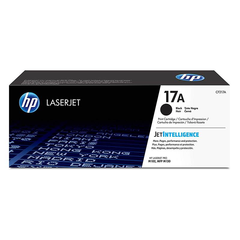 HP 17A Black LaserJet Toner Cartridge (CF217A)(CF217A) - 1