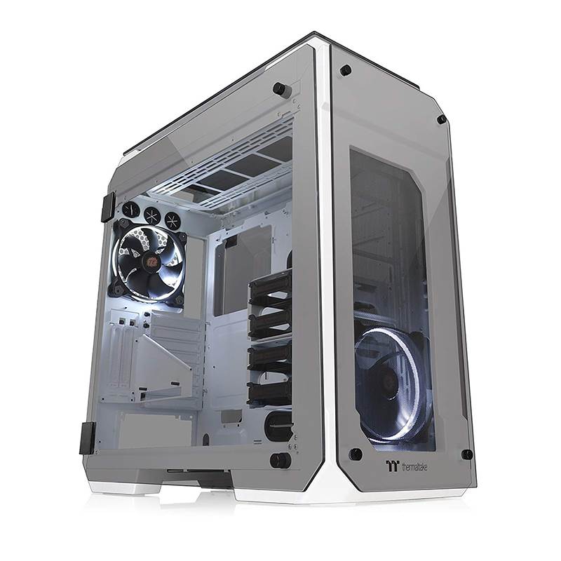 Thermaltake View 71 Tempered Glass ATX Case - Snow Edition(CA-1I7-00F6WN-00) - 1