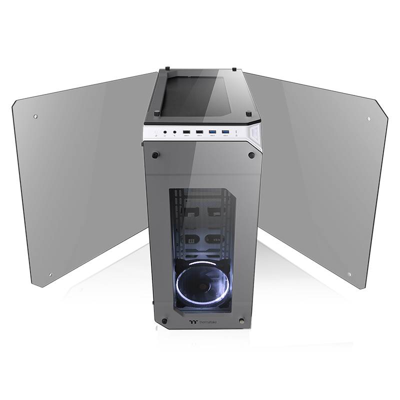 Thermaltake View 71 Tempered Glass ATX Case - Snow Edition(CA-1I7-00F6WN-00) - 2