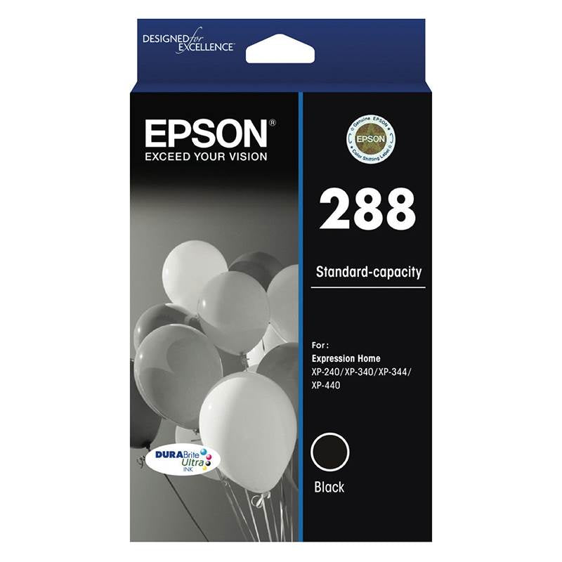 Epson 288 Standard Capacity DURABrite Ultra Black Ink Cartridge (C13T305192) - 1