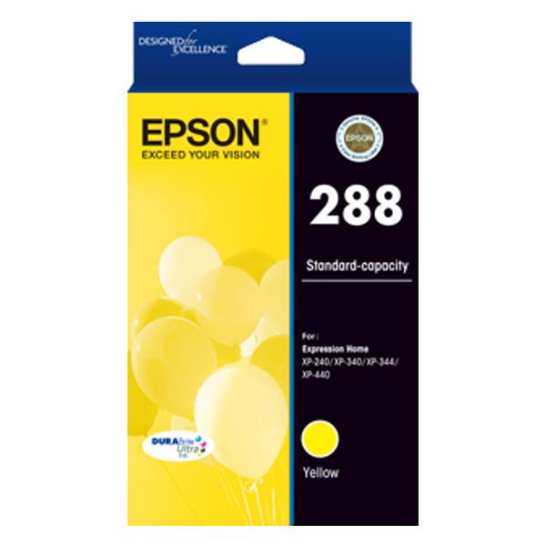 Epson 288 Standard Capacity DURABrite Ultra Yellow Ink Cartridge (C13T305492) - 1