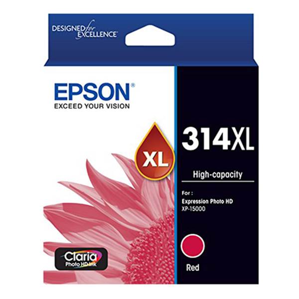 Epson 314XL High Capacity Claria Photo HD Red Ink Cartridge (C13T01M592) - 1