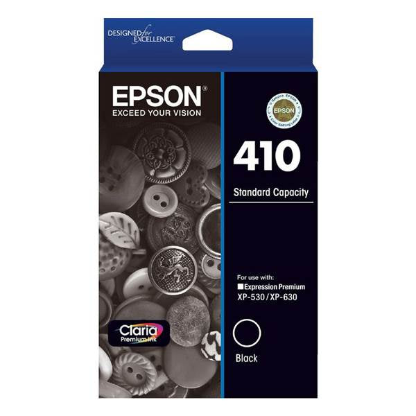 Epson 410 Standard Capacity Claria Premium Black Ink Cartridge(C13T337192) - 1