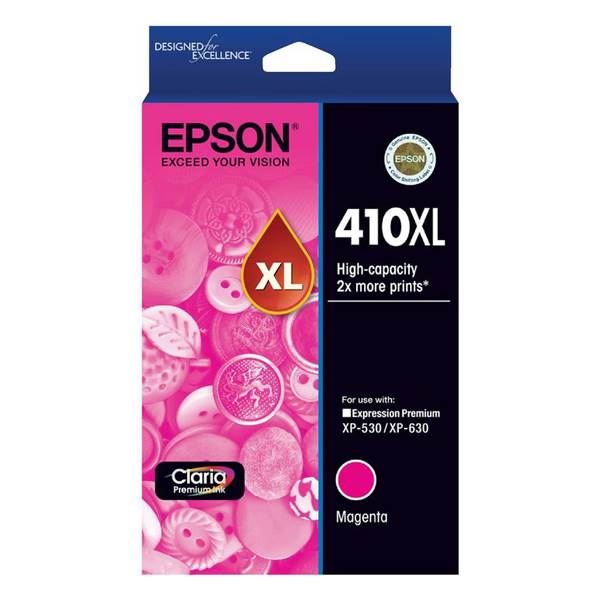 Epson 410XL High Capacity Claria Premium Magenta Ink Cartridge(C13T340392) - 1