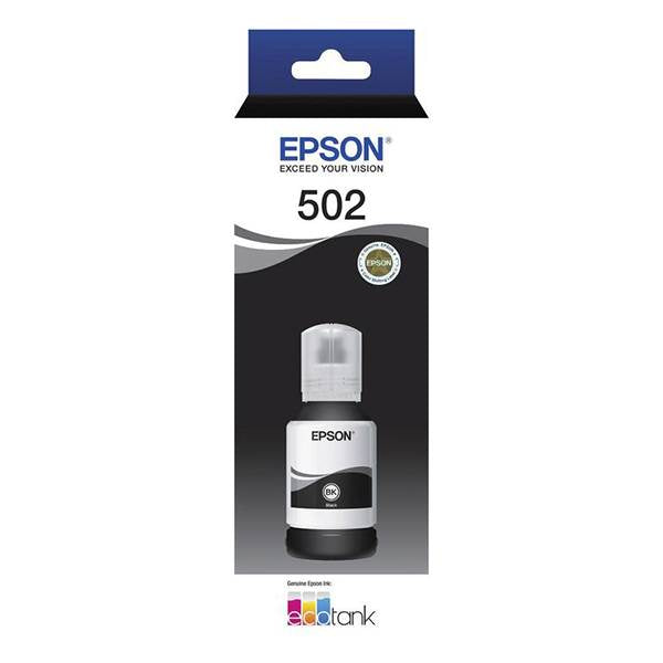 Epson T502 EcoTank Black Ink Bottle(C13T03K192) - 1