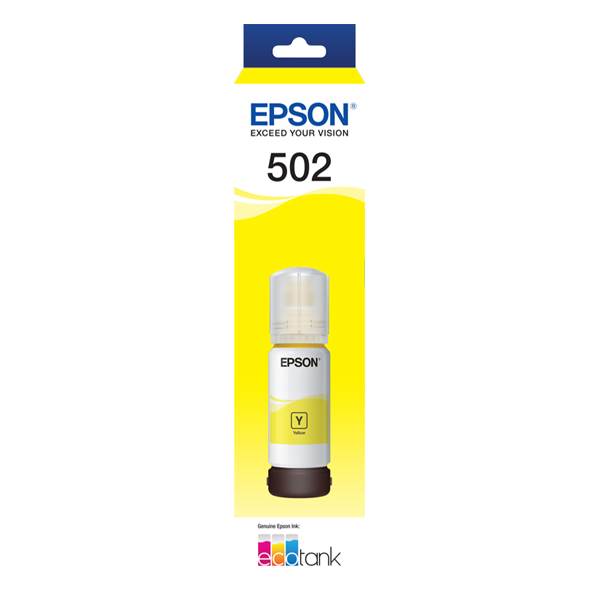 Epson T502 EcoTank Yellow Ink Bottle(C13T03K492) - 1
