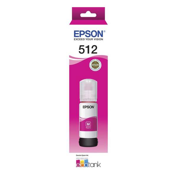 Epson T512 EcoTank Magenta Ink Bottle(C13T00H392) - 1