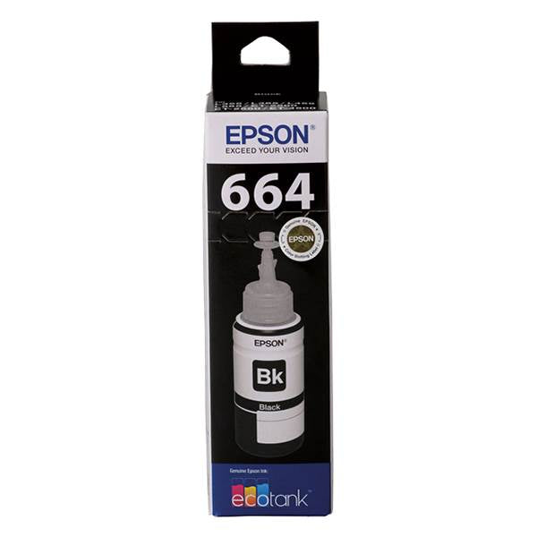 Epson T664 EcoTank Black Ink Bottle(C13T664192) - 1
