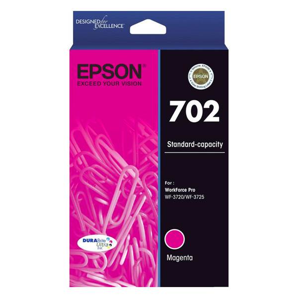 Epson 702 Standard Capacity DURABrite Ultra Magenta Ink Cartridge(C13T344392) - 1