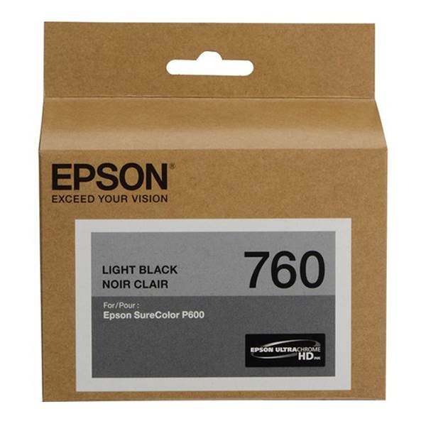 Epson 760 UltraChrome HD Light Black Ink Cartridge(C13T760700) - 1