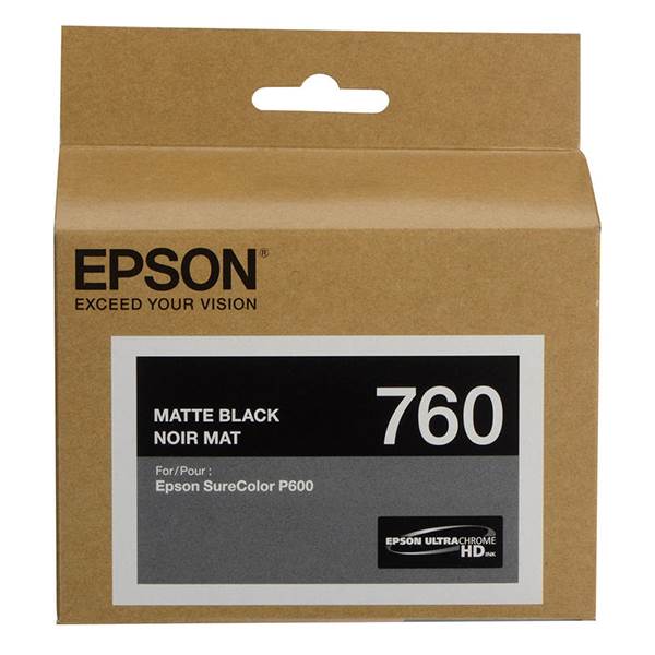 Epson 760 UltraChrome HD Matte Black Ink Cartridge(C13T760800) - 1