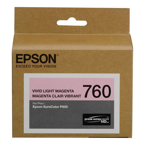 Epson 760 UltraChrome HD Vivid Light Magenta Ink Cartridge(C13T760600) - 1