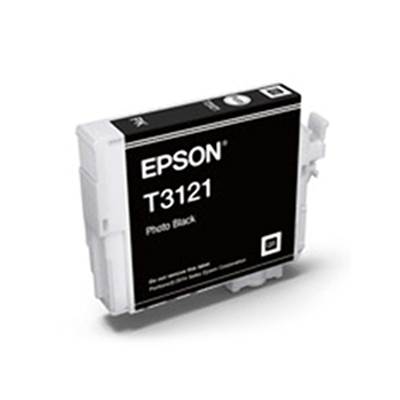 Epson T3121 UltraChrome Hi-Gloss2 Photo Black Ink Cartridge(C13T312100) - 1