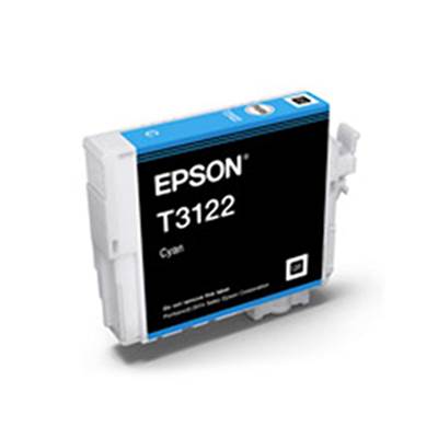 Epson T3122 UltraChrome Hi-Gloss2 Cyan Ink Cartridge(C13T312200) - 1