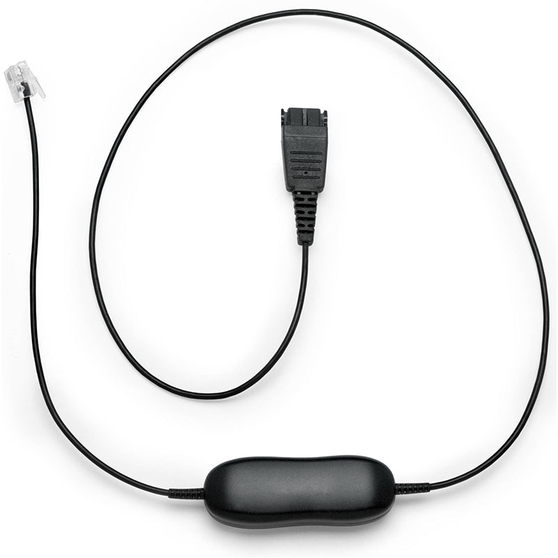 Jabra GN1216 QD to RJ9 Avaya Straight Cord(88001-03) - 2
