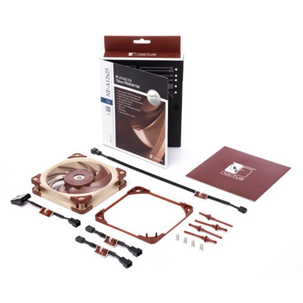 Noctua NF-A12x25 FLX 120mm 3-Pin Fan(NF-A12x25-FLX) - 1