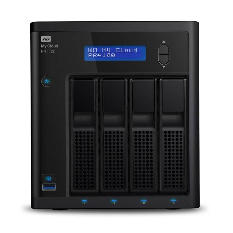 WD My Cloud PR4100 Pro Series 40TB 4-Bay NAS (WDBNFA0400KBK)(WDBNFA0400KBK-SESN) - 1
