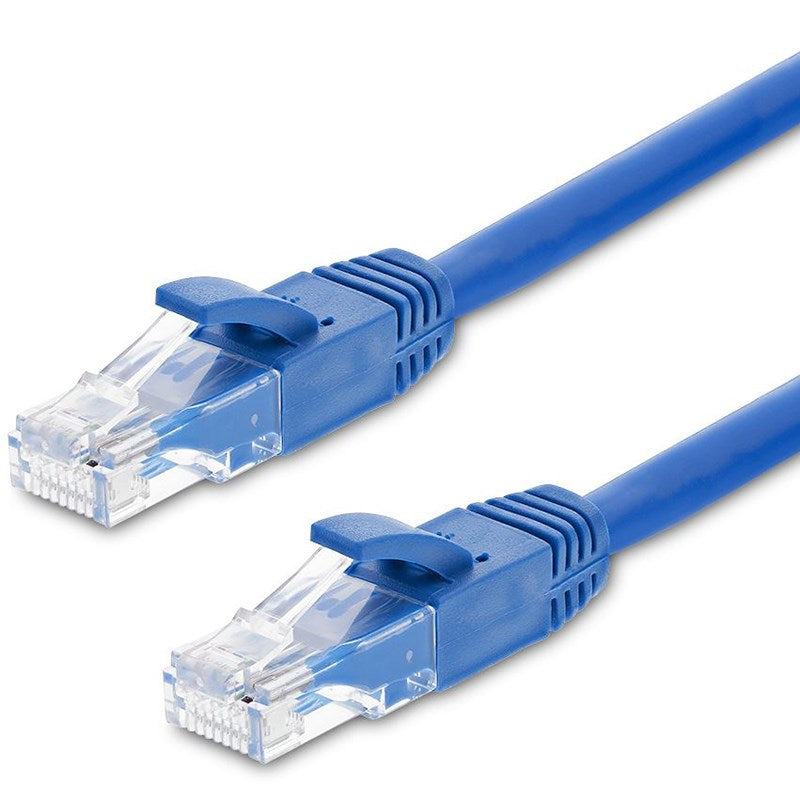 Astrotek CAT6 Premium RJ45 Ethernet Network Cable 25cm - Blue(AT-RJ45BLU6-0.25M) - 1