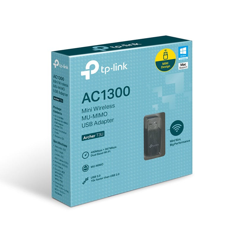 TP-Link Archer T3U AC1300 Mini Wireless MU-MIMO USB Adapter(Archer T3U) - 2
