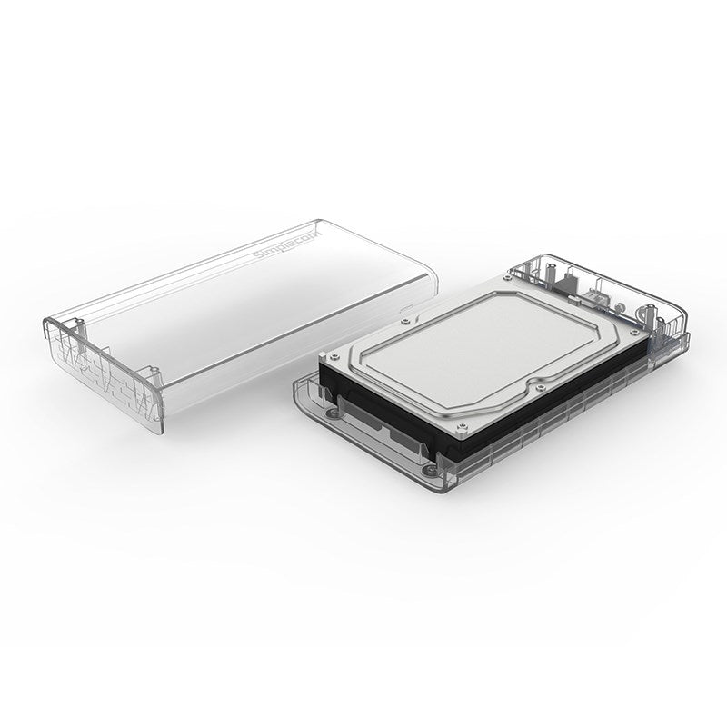 Simplecom SE301-CL 3.5" SATA to USB 3.0 Hard Drive Docking Enclosure - Clear(SE301-CL) - 2