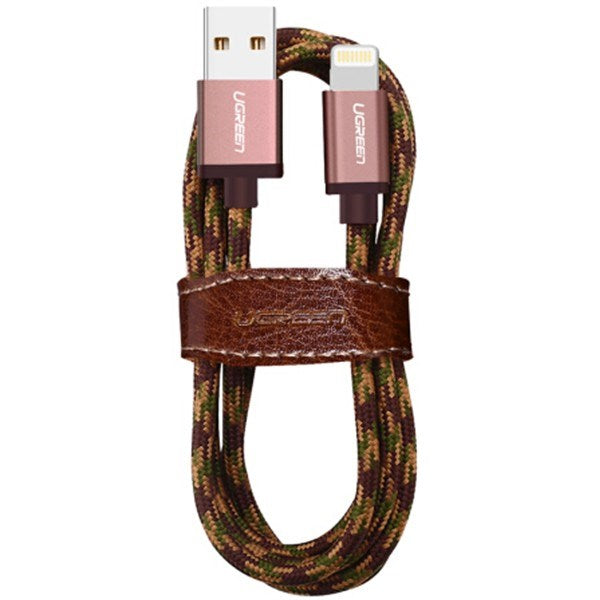 Ugreen 40689 1M Lightning Cable - Dark Brown(40689) - 1