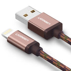 Ugreen 40689 1M Lightning Cable - Dark Brown(40689) - 2
