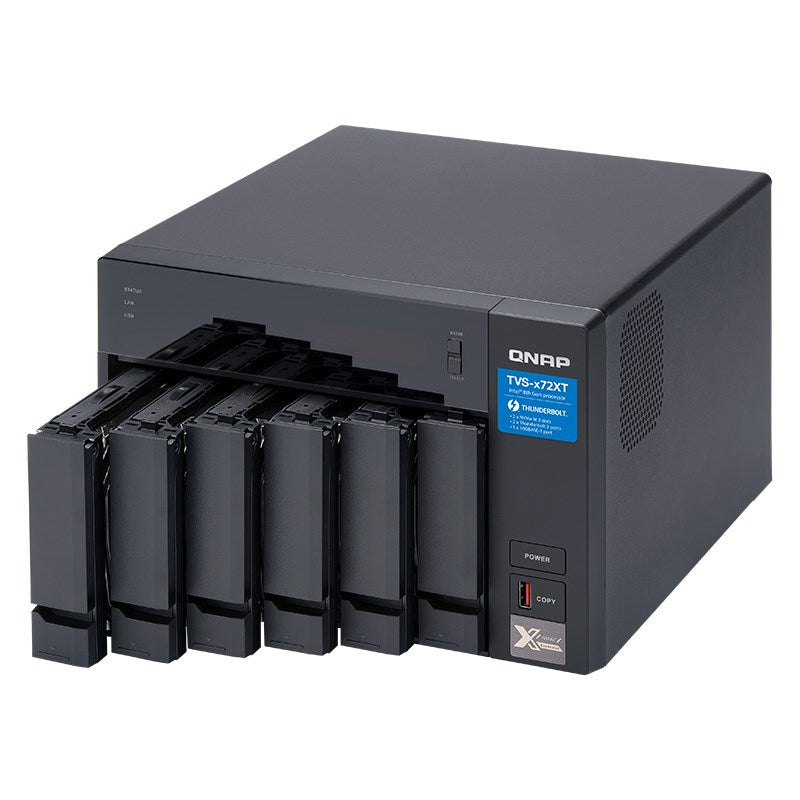 QNAP TVS-672XT-I3-8G 6 Bay Diskless NAS i3-8100T 4 Core 3.1GHz 8GB(TVS-672XT-i3-8G) - 2