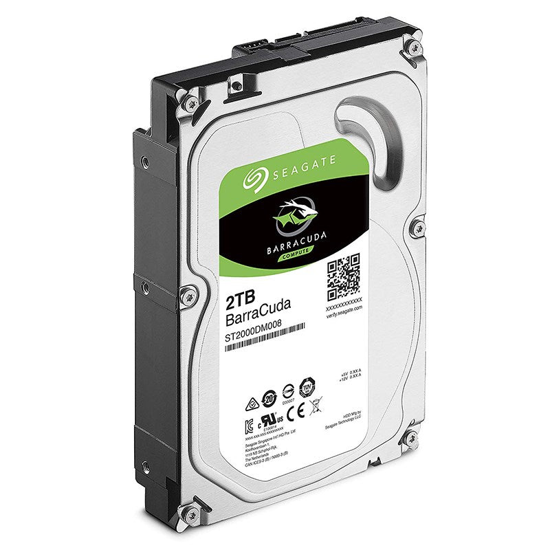 Seagate ST2000DM008 2TB BarraCuda 3.5" 7200RPM SATA3 Desktop Hard Drive(ST2000DM008) - 2