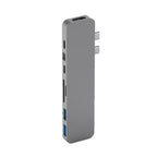 HyperDrive Pro 8-in-2 USB-C Hub for USB-C MacBook Pro/Air - Gray(GN28D-GRAY) - 2