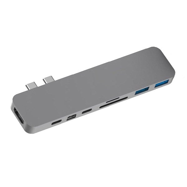 HyperDrive Pro 8-in-2 USB-C Hub for USB-C MacBook Pro/Air - Gray(GN28D-GRAY) - 1