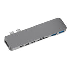 HyperDrive Pro 8-in-2 USB-C Hub for USB-C MacBook Pro/Air - Gray(GN28D-GRAY) - 1