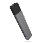 HyperDrive Net 6-in-2 USB-C Hub for USB-C MacBook Pro/Air - Space Grey(GN28N-GRAY) - 2