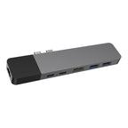 HyperDrive Net 6-in-2 USB-C Hub for USB-C MacBook Pro/Air - Space Grey(GN28N-GRAY) - 1