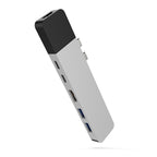 HyperDrive Net 6-in-2 USB-C Hub for USB-C MacBook Pro/Air - Silver(GN28N-SILVER) - 2