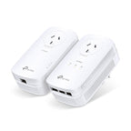 TP-Link TL-PA8033P KIT AV1300 3-Port Gigabit Passthrough Powerline Kit(TL-PA8033P KIT) - 1