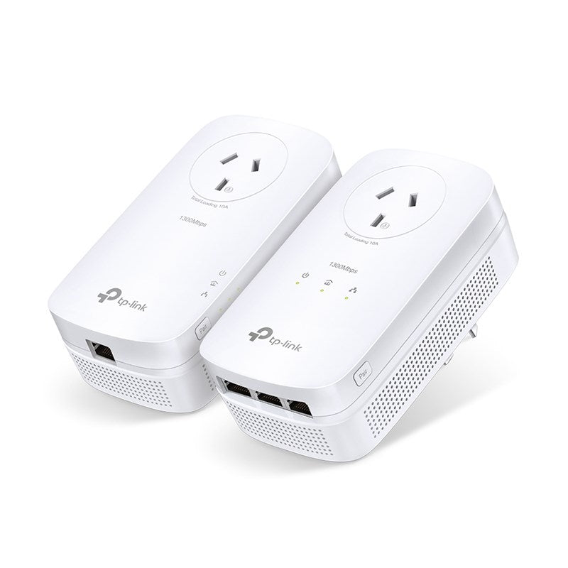 TP-Link TL-PA8033P KIT AV1300 3-Port Gigabit Passthrough Powerline Kit(TL-PA8033P KIT) - 1