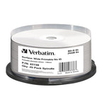 Verbatim 43738 25GB BD-R Inkjet Printable Recordable Disc - 25-Pack Spindle(43738) - 1