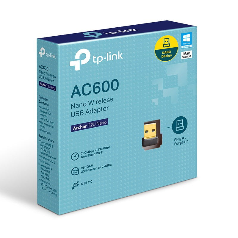TP-Link Archer T2U AC600 Nano Wireless USB Adapter(Archer T2U Nano) - 2