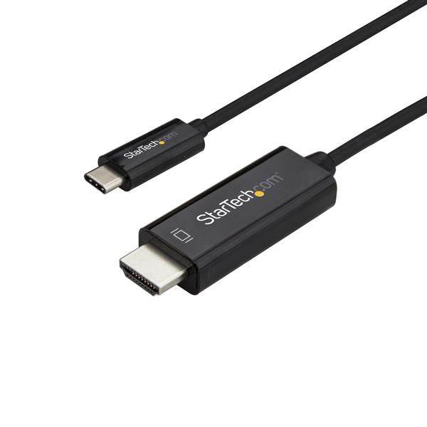 StarTech 6ft USB C to HDMI Cable - 4K 60Hz USB-C HDMI 2.0 Video Adapter(CDP2HD2MBNL) - 1