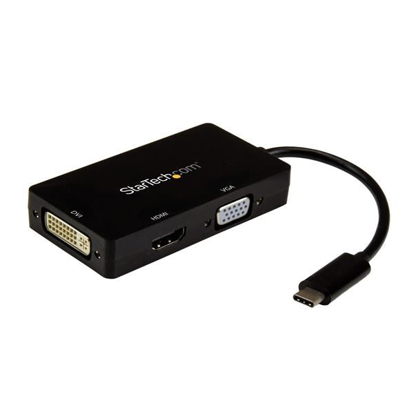 StarTech USB-C Multiport Video Adapter USBC / HDMI / VGA / DVI Adapter(CDPVGDVHDBP) - 1