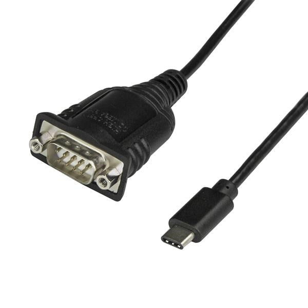 StarTech USB C to Serial Adapter Cable 40cm - COM Retention - RS232 DB9(ICUSB232PROC) - 1