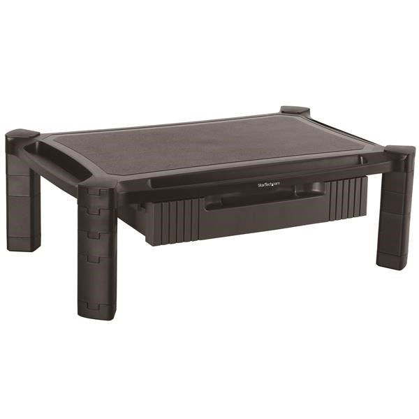 StarTech Monitor Riser Stand - Large (19.7”) - Drawer - Height Adjust(MONSTADJDL) - 1