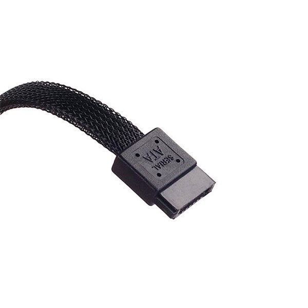 SilverStone CP10 Sleeved Slim-SATA to SATA Adapter - Black(SST-CP10) - 2
