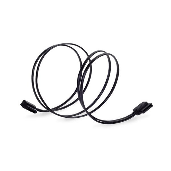 SilverStone CP11B-500 Ultra-Thin 50cm SATA Cable(SST-CP11B-500) - 1