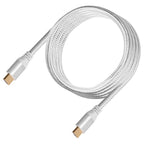 SilverStone CPH01C Premium Braided 1.8m 4K HDMI Cable - Silver(SST-CPH01S-1800) - 1