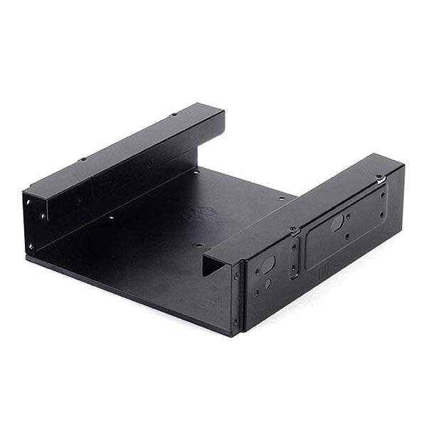 SilverStone SDP10B 5.25" to 3.5" Drive Bay Bracket - Black(SST-SDP10B) - 1